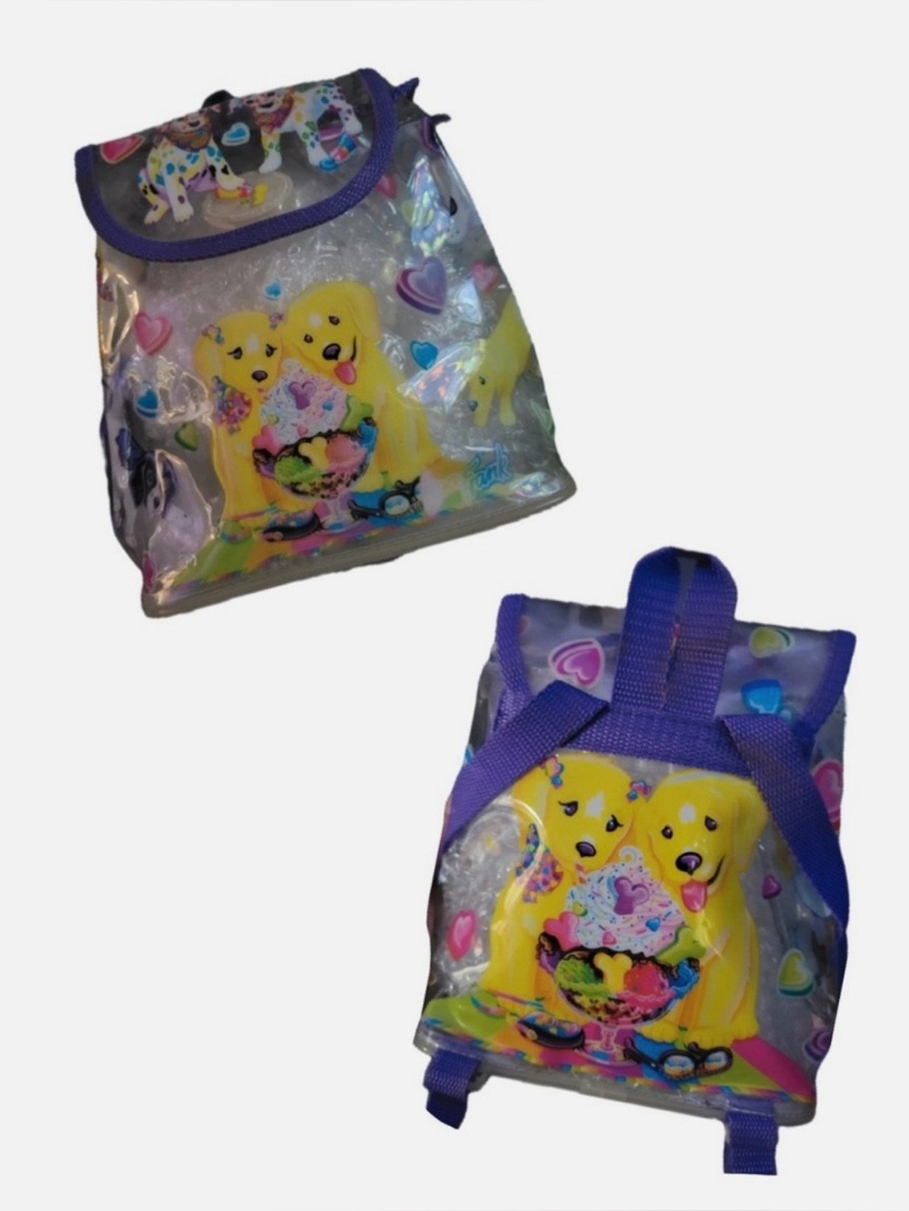 Vintage, 90s, Lisa Frank Mini Glow Backpack